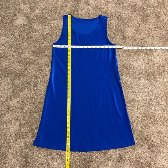 Athena Collection Dress Size S Royal Blue Stretchy Summer Colorful Casual Party - Picture 4 of 10